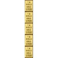 Goldtafel 5 x 1g Gold Tafelbarren kaufen | Goldtafel kaufen bei Gold-Preisvergleich.de