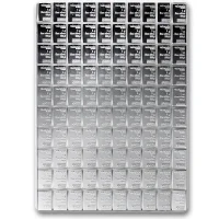 Silbertafel 100 x 1 g Silber Tafelbarren kaufen