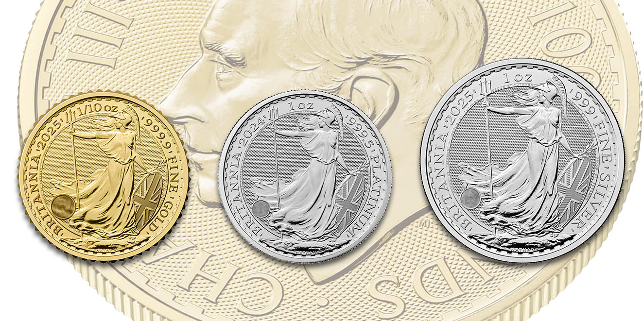 Neuheiten aus England: Britannia 2025 in Gold, Silber, Platin